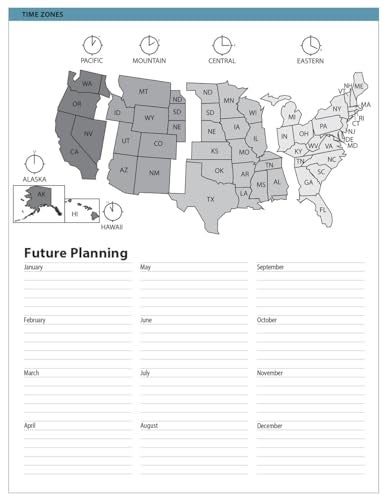 House of Doolittle 2025 Calendar Planner, Monthly, Whimsical Floral, 8.5 x 11 Inches, January - December (HOD29197-25) - Image 4