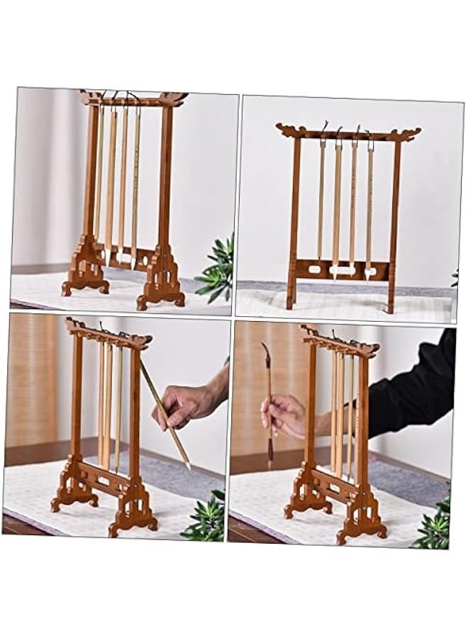 Necklace Hanger Stand 1pc Brush Hanger Vintage Student Use Suite Wooden Multi Hanger  - Image 3