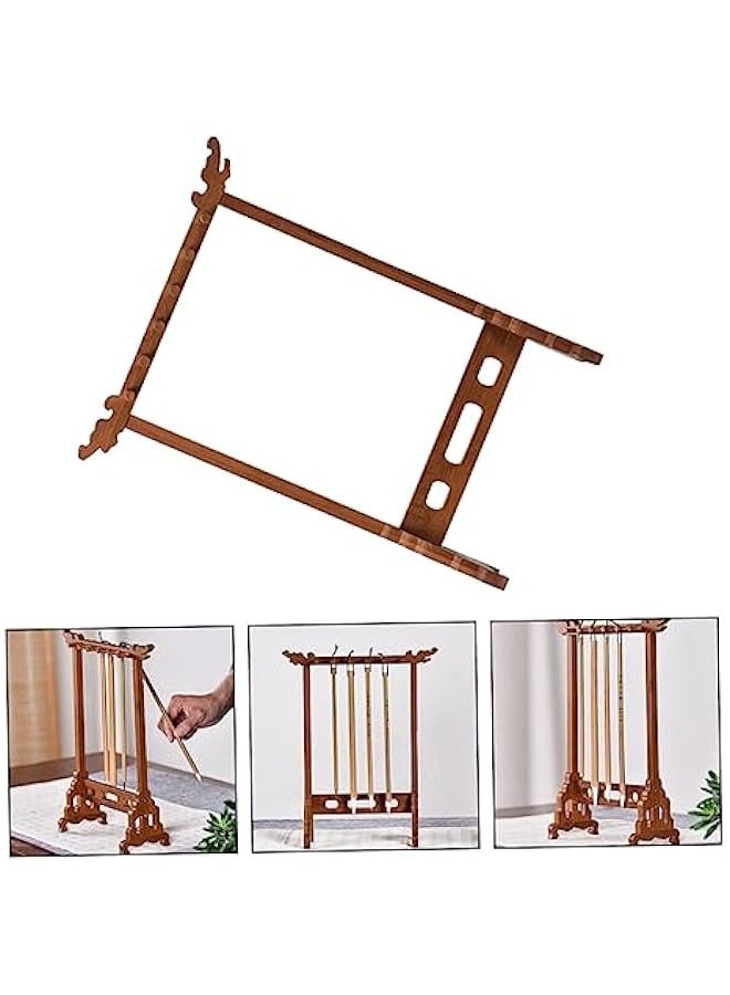 Necklace Hanger Stand 1pc Brush Hanger Vintage Student Use Suite Wooden Multi Hanger  - Image 5