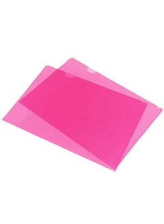 PATIKIL L Type Folders 12 Pack A4 Plastic File Project Pockets Clear ...