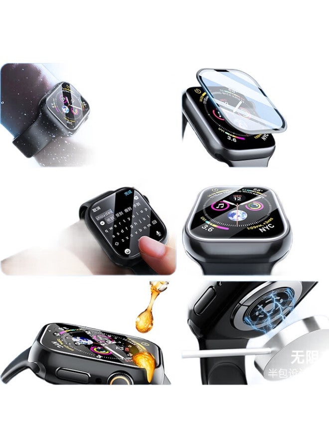 WITGOER Waterproof】Apple Watch Protective Case Film Integrated Apple Watch S10 Set Tempered Steel Se Full Package 9 8 7 Iwatch Iphone Ultra2 - Image 2