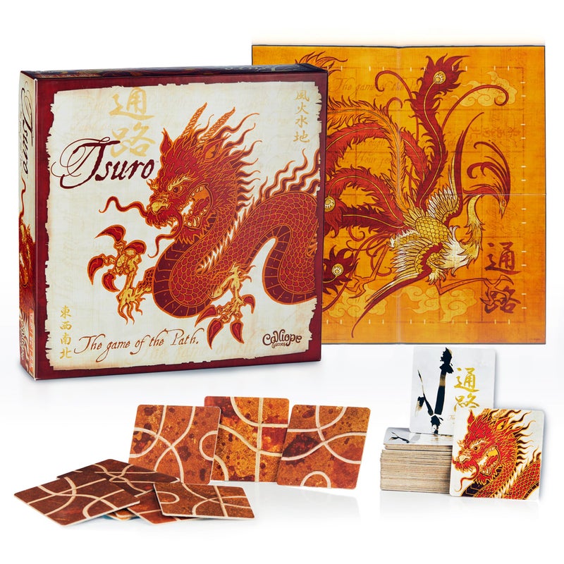 Calliope Tsuro The Game of The Path A Family Strategy Board Game For Adults and Kids 28 Players Ages 8 Up