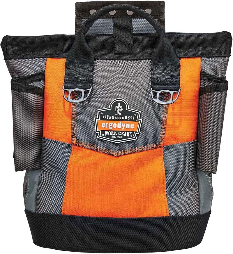 Ergodyne Ergodyne Arsenal 5527 Topped Tool Pouch with SnapHinge Closure One Size Black  Orange - Image 1
