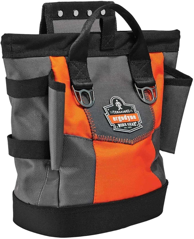 Ergodyne Ergodyne Arsenal 5527 Topped Tool Pouch with SnapHinge Closure One Size Black  Orange - Image 3