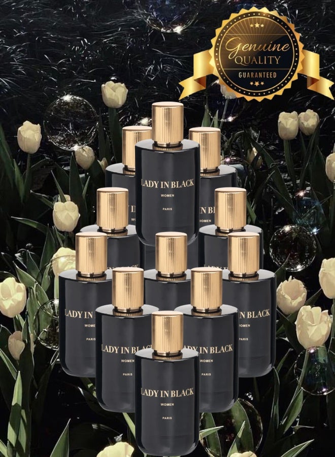 جيبارليس 11 قطع عطر ليدي إن بلاك 100مل - Image 1