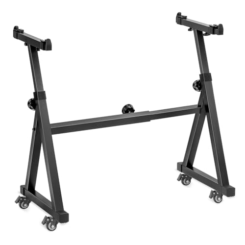 AODSK Keyboard Stand Heavy Duty- Z Style Adjustable and Portable Heavy Duty Piano Stand for Kids and Adults,Height and Width Adjustable Fits for 61-88 Keys Electric Pianos - Image 1