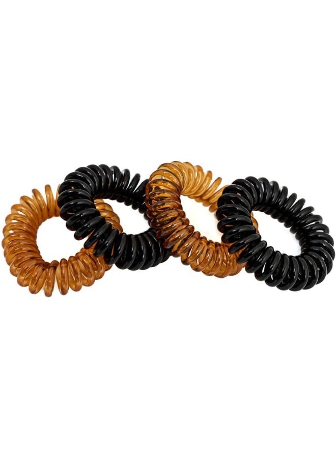 Xcluzive 4-Coiled Ponytailers (Small) - Image 4