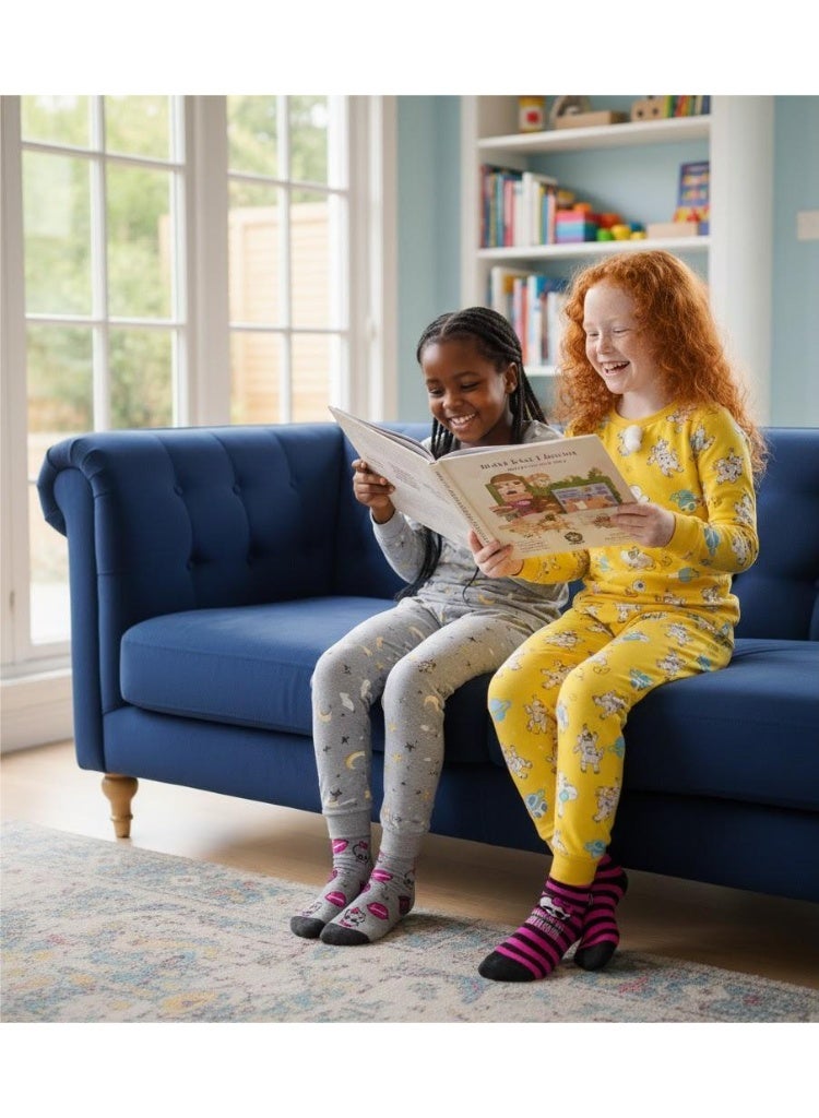 Monster High 2-pack of girls' winter home socks.By kids tv - Image 3