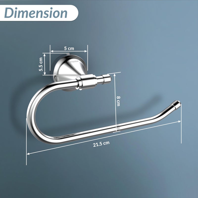 Plantex 304 Grade Stainless Steel Washbasin Towel Holder/Hand Towel Hanger/Napkin Ring for Kitchen/Bathroom Accessories (Chrome) Niko - Image 2