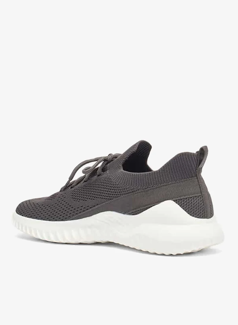 Oaklan by Shoexpress Men Logo Print Slip-On Sports Shoes with Pull Tabs