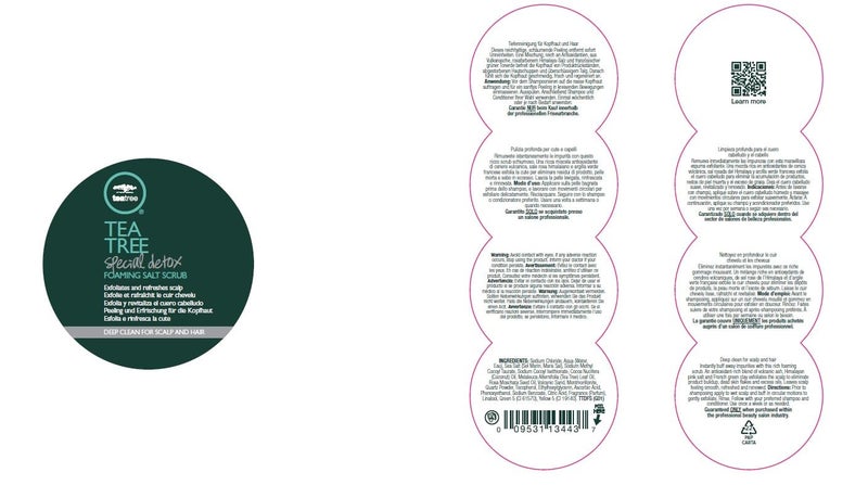 Tea Tree Special Detox Foaming Salt Scrub, Exfoliates, Refreshes Scalp, For All Hair Types, 6.5 oz. - Image 4