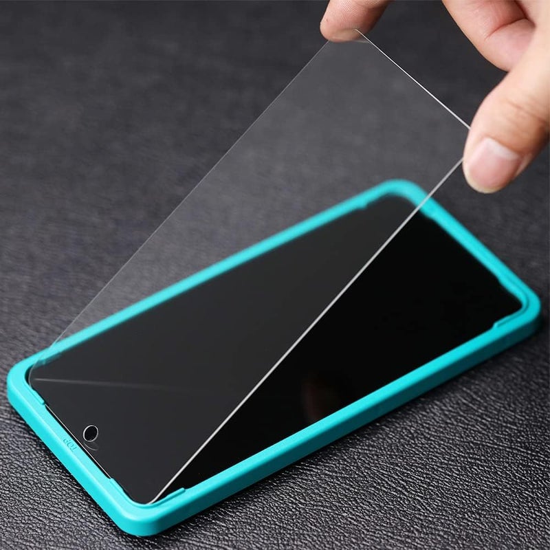 Ibywind Screen Protector For Motorola Edge 30 5G(6.5"),with 2Pcs Tempered Glass,1Pc Camera Len Protector,1Pc Backing Carbon Fiber Film[Fingerprint Reader,Easy to install] Gulf climate fit - Image 3