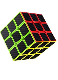 Mastery 3X3 Carbon Fiber Cube; Streamline Your Mind; Professional Magic Competition Speed Cube; Fast Spinning, Smooth And Sturdy