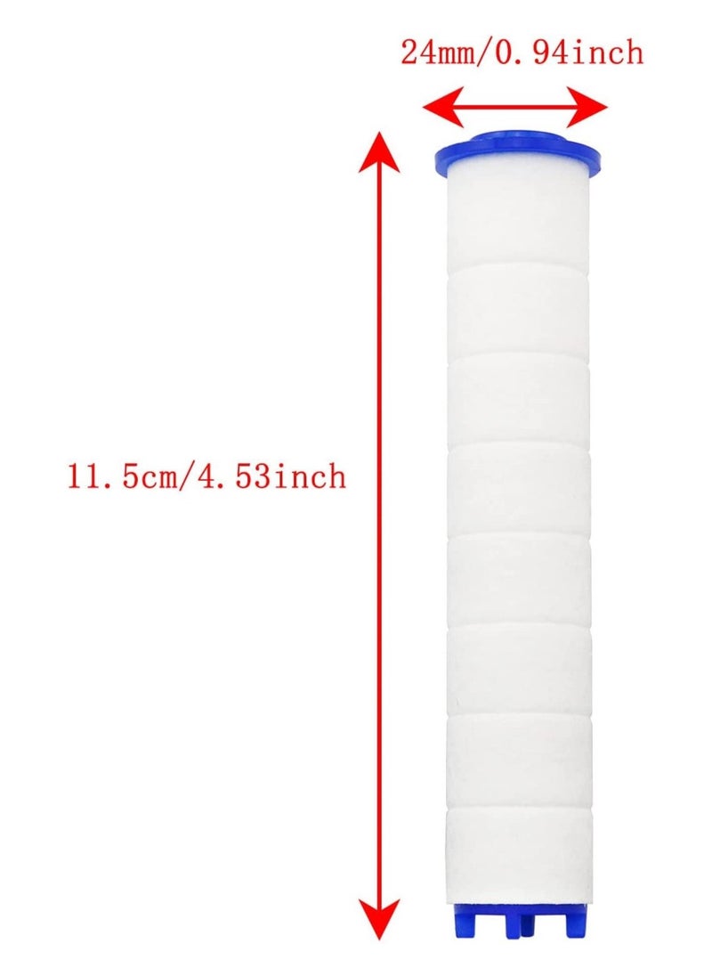 RATSAW - Shower Head Filter 10 Pack PP Cotton Filter Cartridge Detachable Propeller Hydro Jet Shower Head Filter Shower Filters For Filtered Showerheads - Image 1