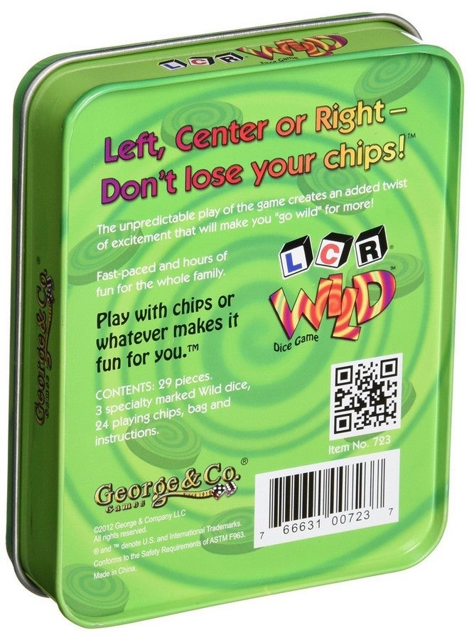 George and Company GEO0723 LCR (R) Wild Dice Game - Image 2
