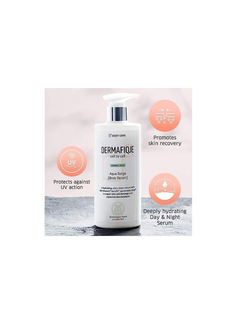 Dermafique Aquasurge Body Serum, 300 ml - for Normal Skin - Image 4
