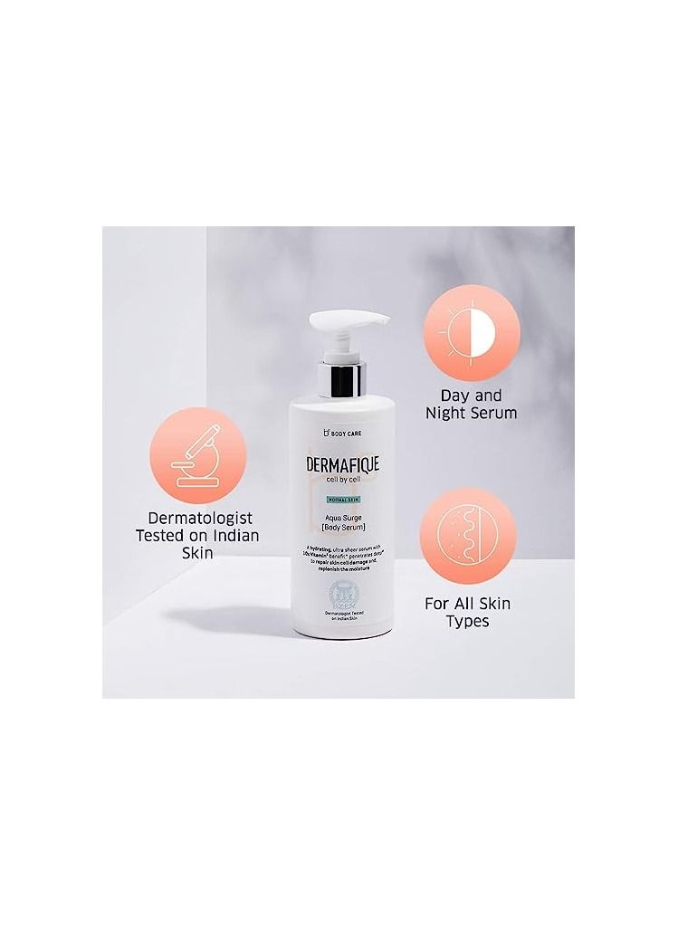 Dermafique Aquasurge Body Serum, 300 ml - for Normal Skin - Image 5