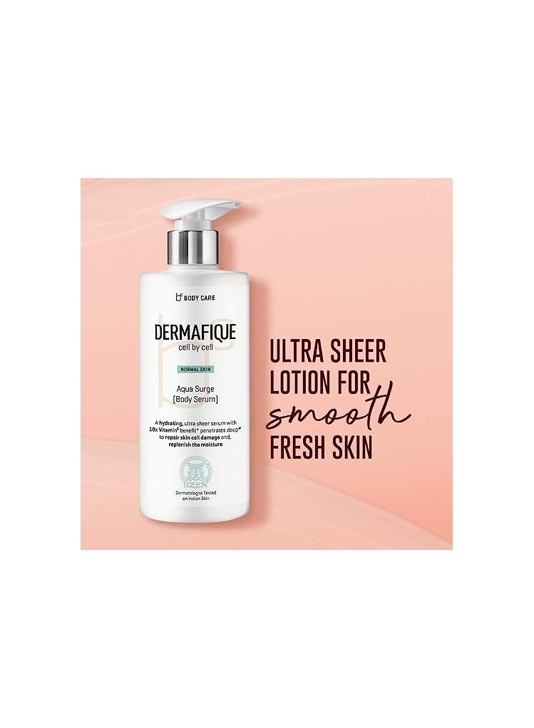 Dermafique Aquasurge Body Serum, 300 ml - for Normal Skin - Image 3