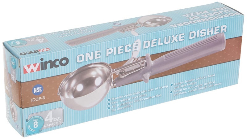Winco Ice Cream Disher with Gray Handle, Size 8 - Image 5