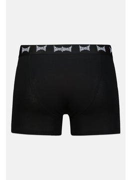 TapouT Men 3 Pcs Brand Logo Boxer Brief Set, Black/Grey/Brown  - Image 3
