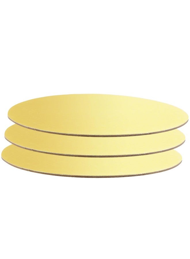LEXININ 40 Pack Gold Cake Boards, 10 Inch Round Cardboard Circle Base for Baking Wedding Birthday Cake Decorating - Image 3