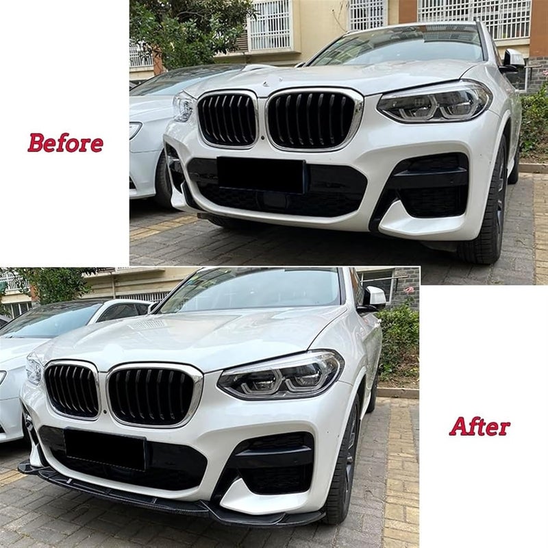 QASULER Front Bumper Splitter Lip Spoiler for X3 X4 - Image 5