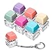 DEARIDAP 6 Pcs Keyboard Fidget Toys SingleKey Keyboard Keychain Decompression Toys Push Bubble Button Sensory Gifts for Stress and Anxiety Relieve Macaron Colors - Image 2