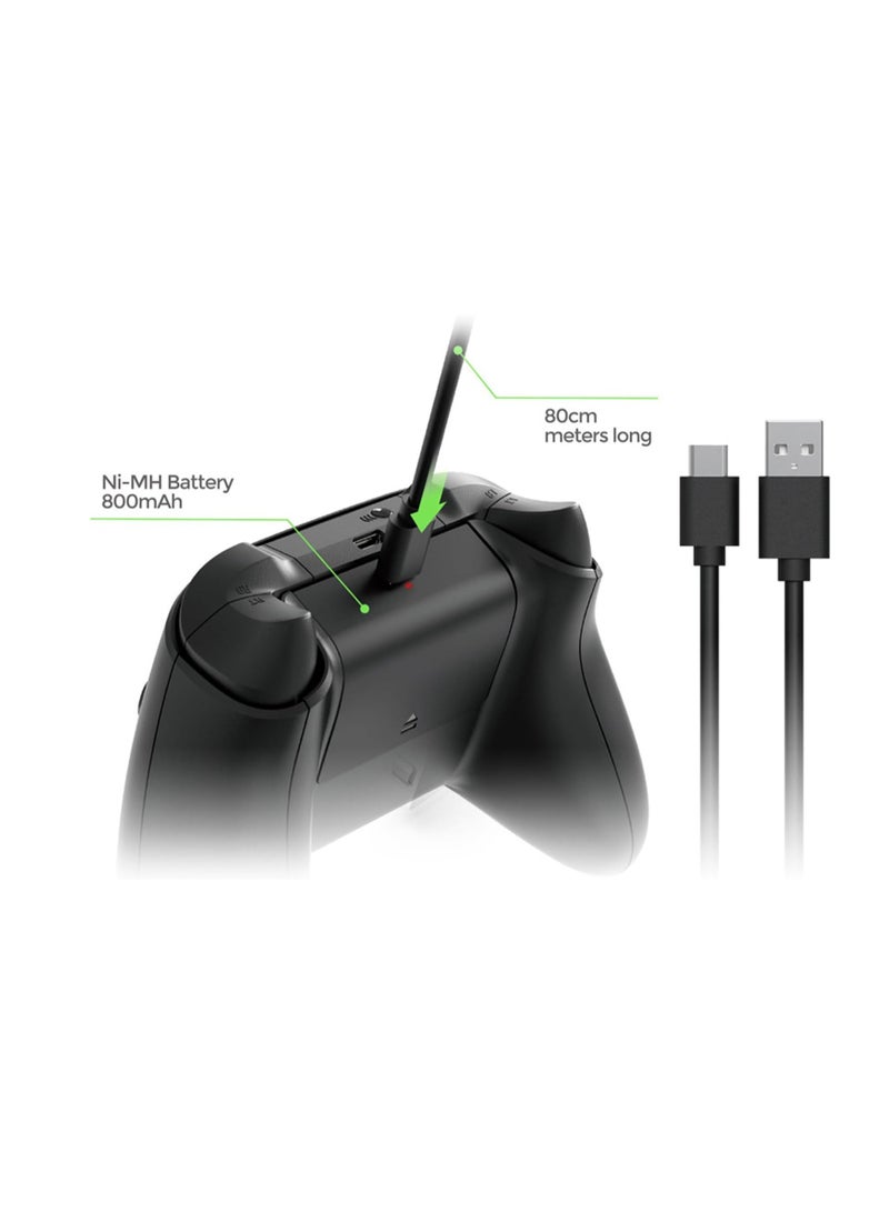 General 1 Pack Rechargeable Battery Pack for X-Series S/X Controller, Upgraded 800mAh Battery Pack with USB Charging Cable and LED Indicator  - Image 5