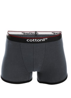 كوتونيل Cottonil بوكسر قطونيل استريتش ساده-رصاصى غامق  - Image 1