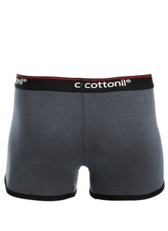 كوتونيل Cottonil بوكسر قطونيل استريتش ساده-رصاصى غامق  - Image 2