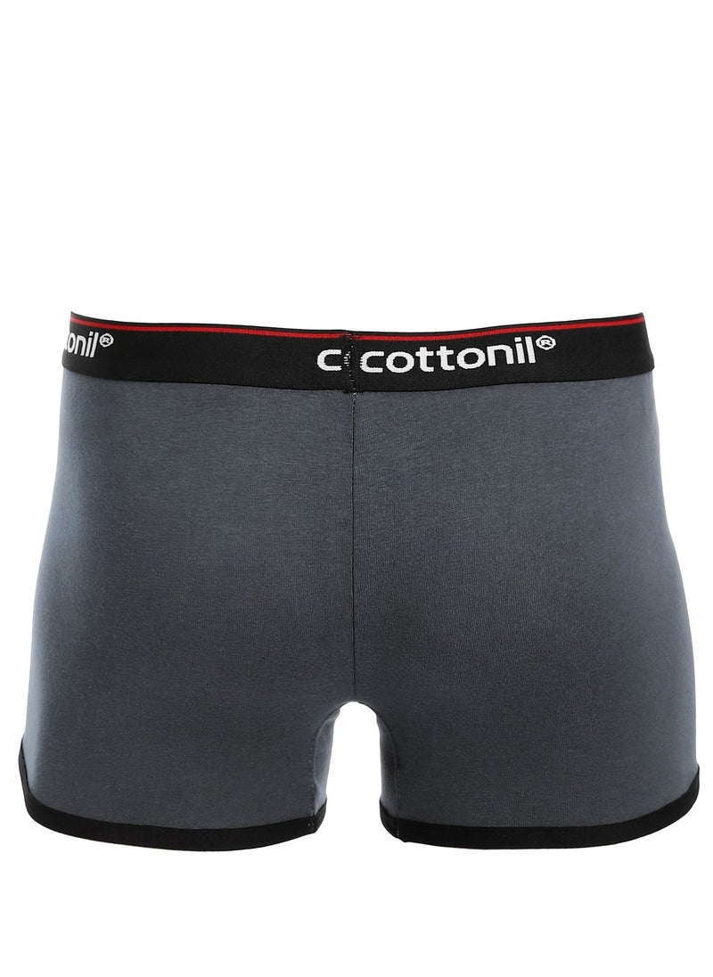 COTTONIL - Cottonil - Men Boxer Solid-DARK biue - Image 1