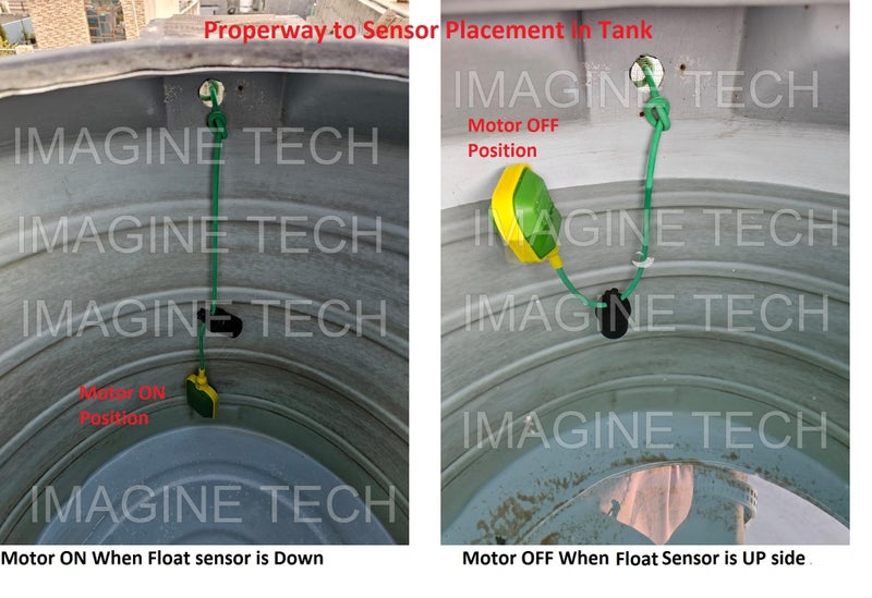 Imagine Technologies Fully Automatic Water Level Controller and Indicator with Float Sensor (IT82WLCF). - Image 5