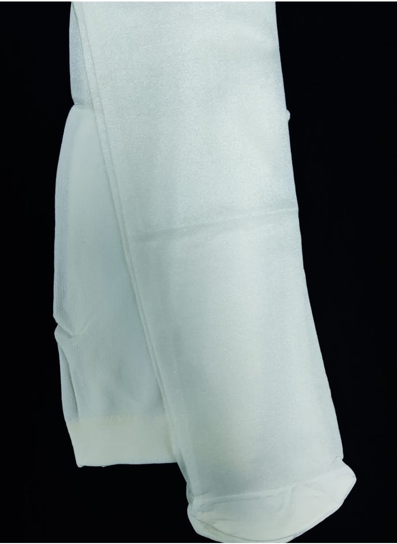 Bashayer 2 PCS OF Summer tights, offwhite with shine  - Image 2