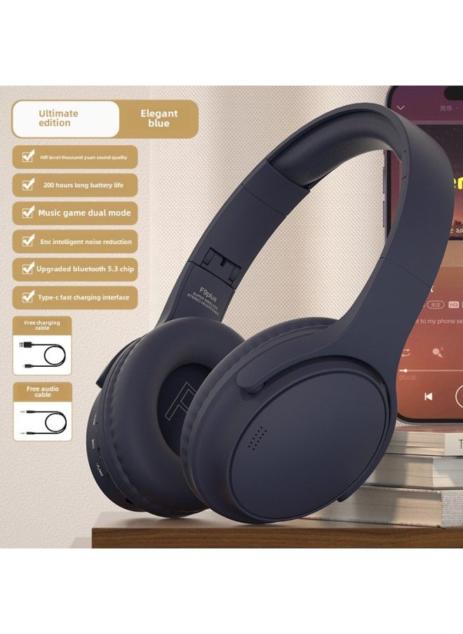 Generic - Headset Endurance Sports Headset Game 200 Hours Noise Reduction Long Bluetooth Wireless Mobile Phone Computer-Colour:Qingying Iphone Apple Vivo Xiaomi Xiaomi Glory Oppo Lenovo Oneplus Iqoo Sony - Image 1