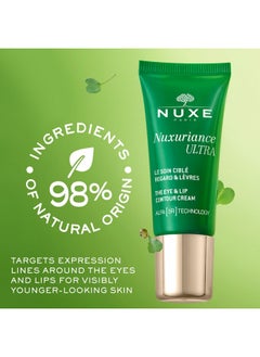 NUXE Nuxe Nuxuriance Ultra Eye & Lip Contour Cream with Hyaluronic Acid and ALFA 3R Technology, Firming, Anti-Aging Treatment, 0.51 fl oz  - Image 4