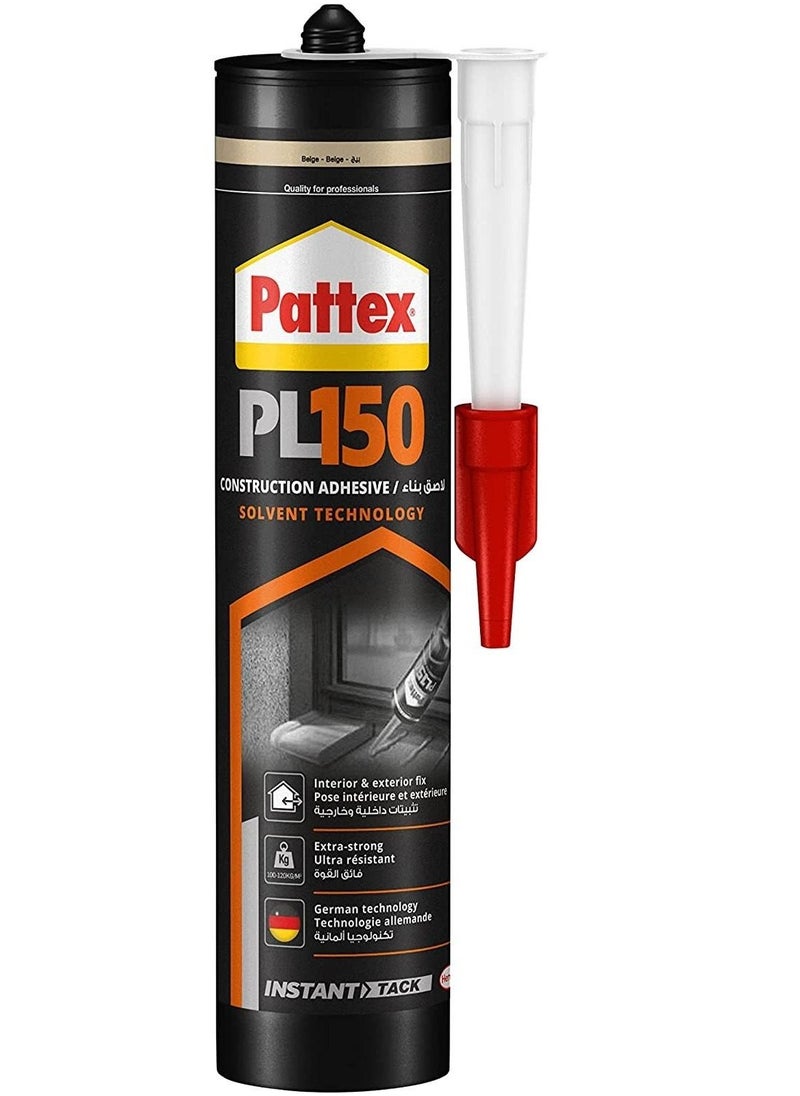 Pattex Pattex Construction Adhesive Solvent Technology Beige 380g PL150 