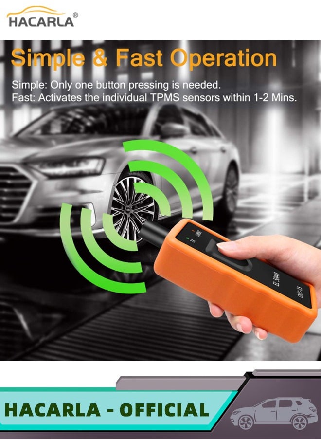 HACARLA - 1 Pc TPMS Reset Tool for GM Tire Pressure Monitor System Programming Training Activation Tool OEC-T5 EL 50448 Vehicle Series 2006-2023 Tire Repair Rubber Nail Set 20Pcs Small and 20Pcs Large - Image 1