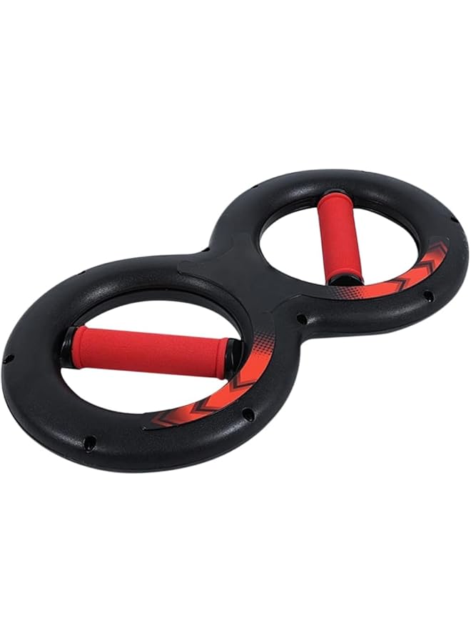 S-TOP （1pcs）Hand Grippers Devices Wrist Strength Trainer Power Workout Arm Muscle Exerciser Chest Expander Power Barbell Wrist Roller Wrist Strength Equipment Arm Rod Exercise Red Sports（15KG force - Red） - Image 1