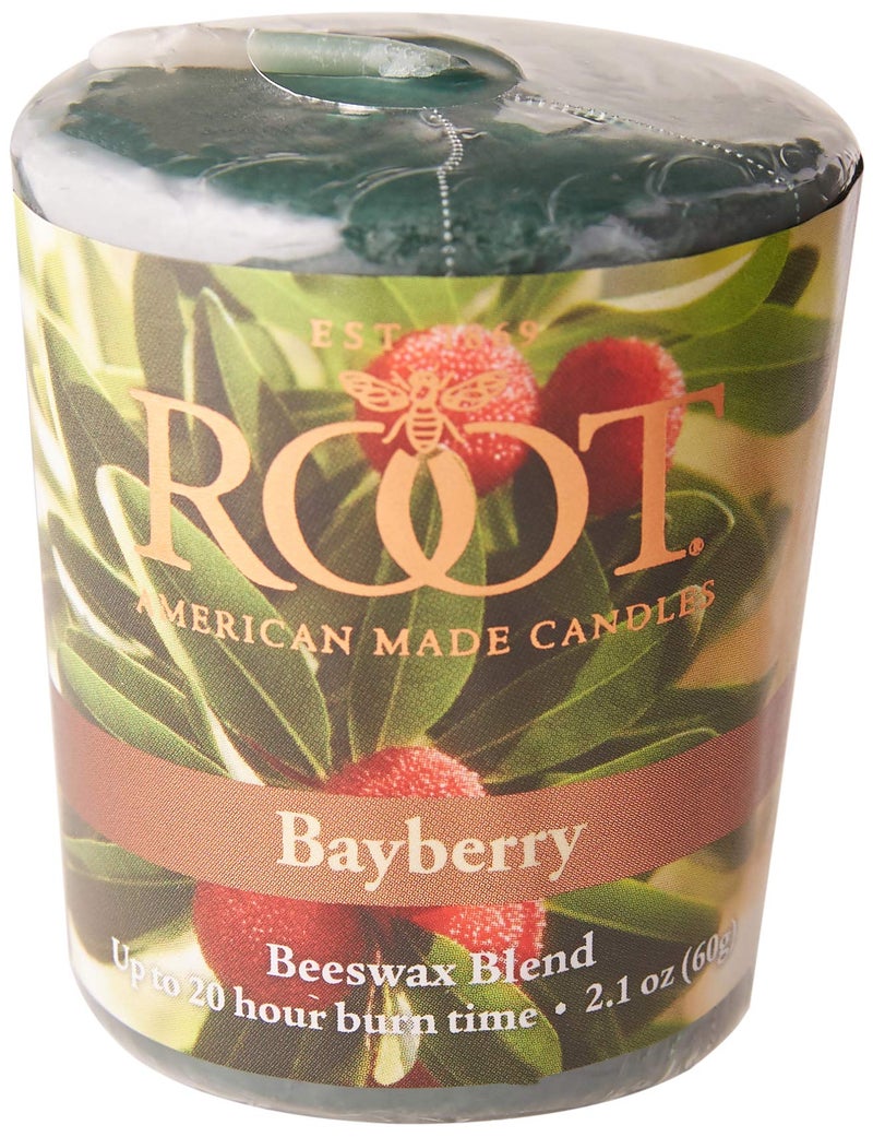 Root Candles Winter Holiday Scented Votive Candles Beeswax Blend Premium Handcrafted 20-Hour Votives, 18-Count, Bayberry - Image 3