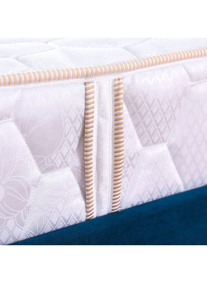 DANUBE HOME Danube Home Prime Bonnel Spring Mattress Medium Firm Feel Queen Bed Mattress Spine Balance For Pressure Relief L200xW150 cm Thickness 22 cm White  - Image 3