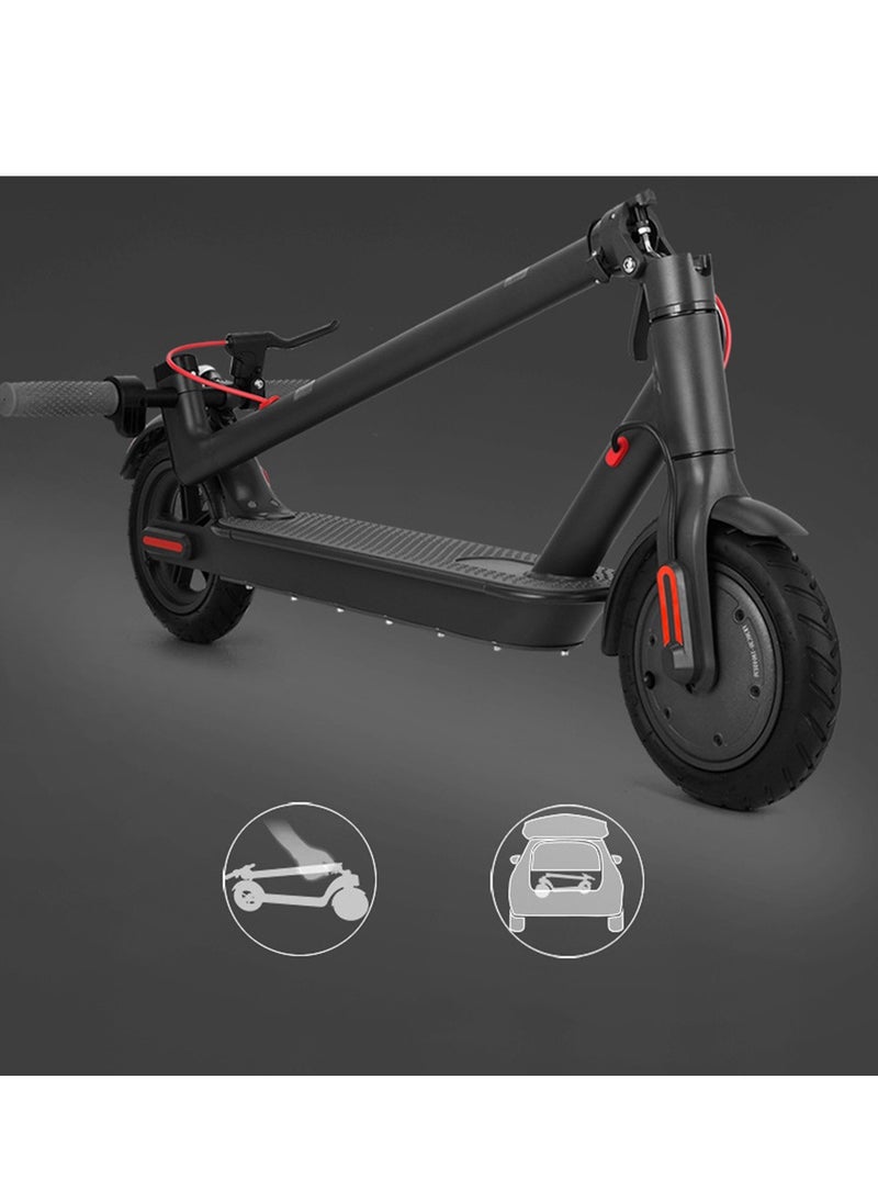 Generic COOLBABY Electric Scooter Adults Foldable Sports Scooter Electric Bike for Adults, 8.5 Inch Tires, Up to 20 Miles Range & 15.5Mph, 350W,Bright Headlight, Double Brake Black  - Image 4