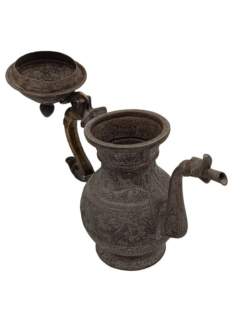 Antique Museum antique silver pot  - Image 2