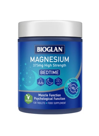 Magnesium Bedtime 375Mg High Strength Vegan 4 Forms of Absorbable 120 Tablets
