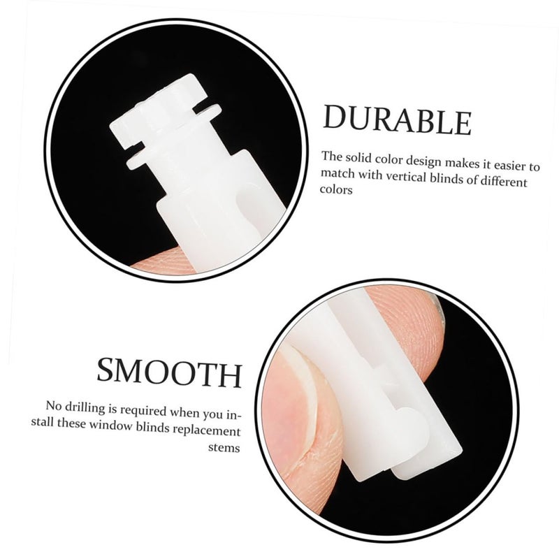 12 Pack Invisible Vertical Blind Repair Stems Vane Savers For Window Maintenance - Image 3