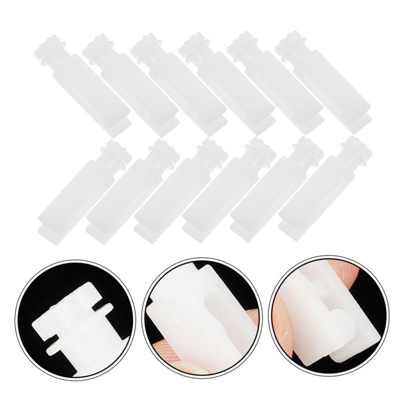 12 Pack Invisible Vertical Blind Repair Stems Vane Savers For Window Maintenance - Image 4
