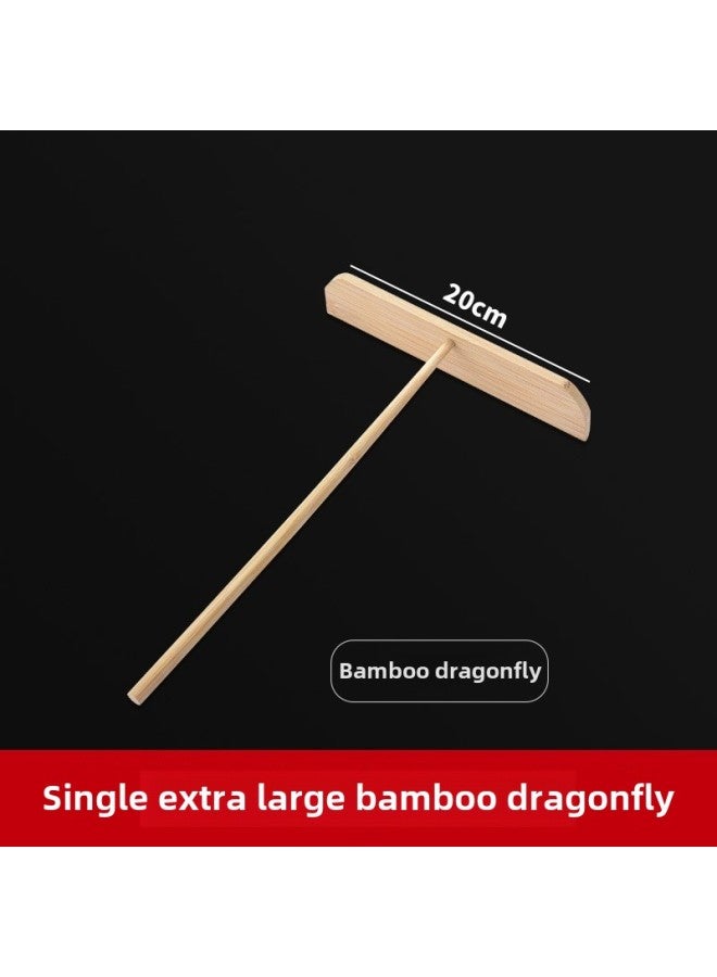 Source Pancake Fruit Rake Stall Egg Cake Scraper Bamboo Dragonfly Kitchen Gadget Oil Brush Shovel Rake-Specifications:Bamboo Dragonfly 20*3.5cm-opp Bag - Image 1