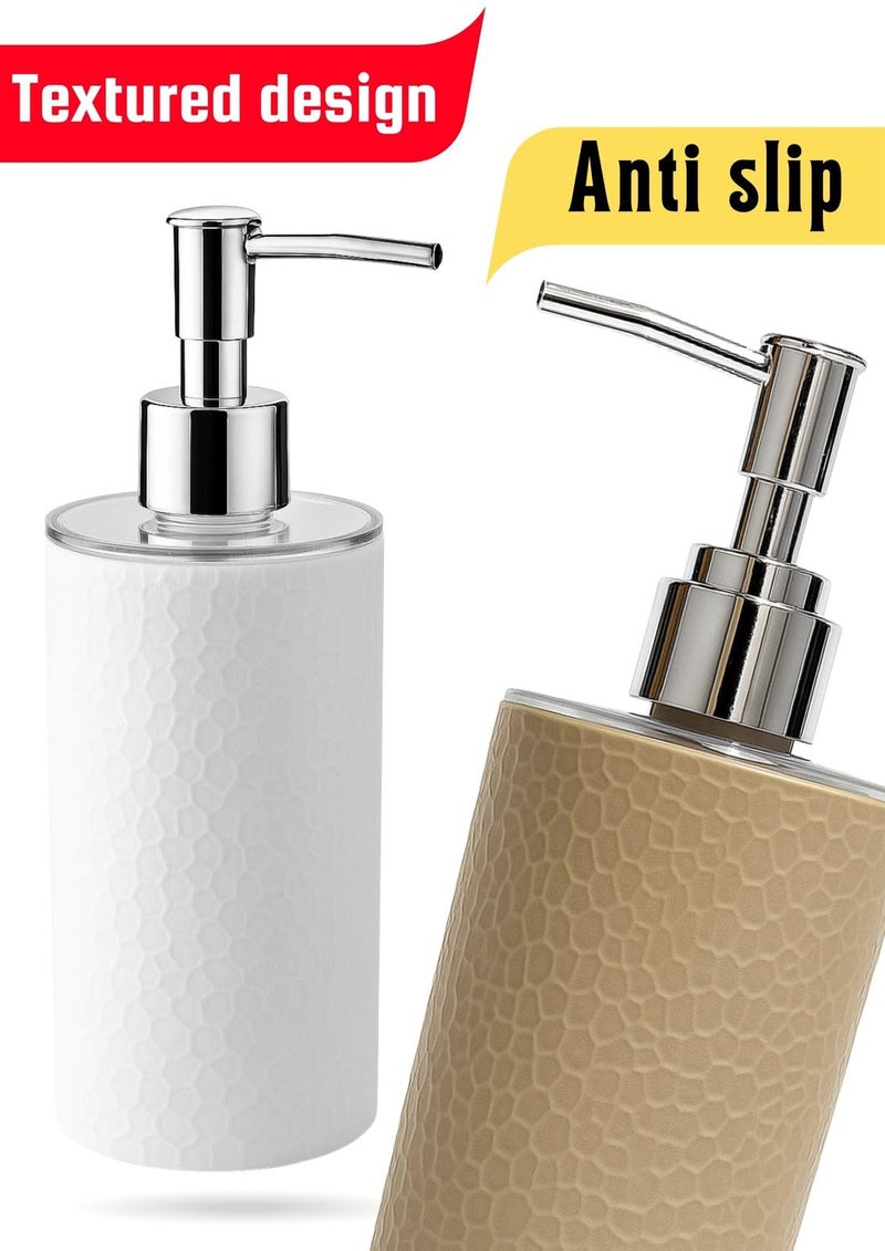 Emoh Roced Refillable Liquid Soap Dispenser 250ml | Unbreakable Plastic Handwash Bottle with Pump for Bathroom, Kitchen, Sink, Wash Basin | Reusable Lotion, Shampoo & Sanitizer Dispenser (Pack of 2) - Image 4