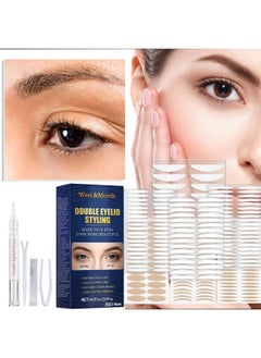 VEZE 4 Sets Of Optionseyelid Tape 7 Shapes 704Pcs Eyelid Lifter Strips Most Complete Double Eyelid Tape.Uneven Monoeyelids Big Eye Tools With Fork Rods & Tweezers.  - Image 2