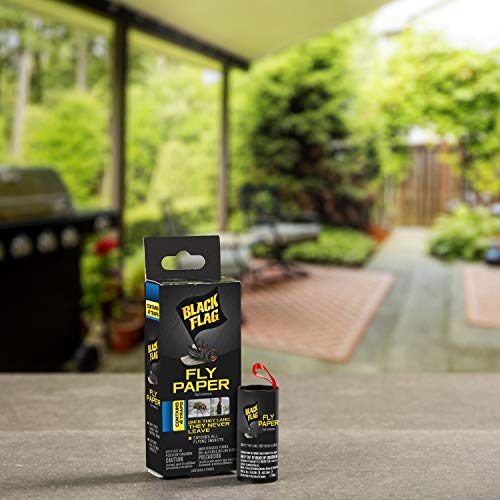 Black Flag Fly Paper 4 Traps, Catches All Flying Insects, 24 Pack - Image 5