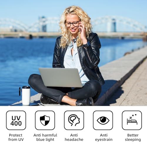 ZEHEXA Reading Glasses for Women Men Lightweight Blue Light Blocking Readers Fashion Computer Eye Glasses Frames - 5 Pack Anti Glare UV Cheaters 1.75 - Image 4